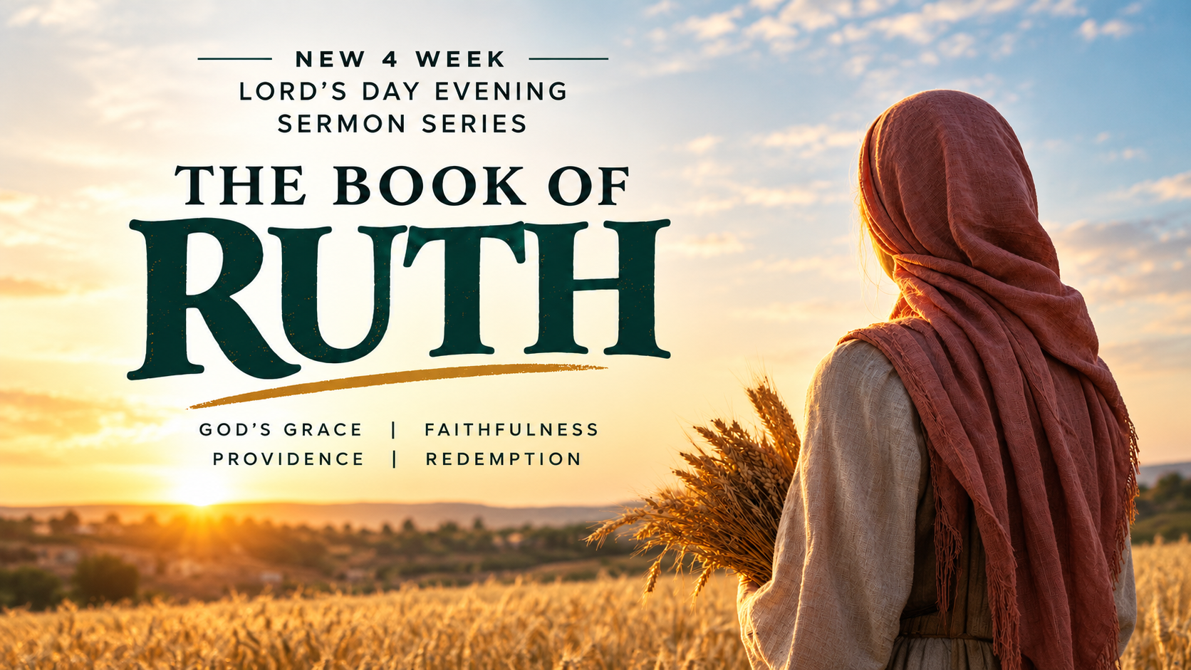The Book of Ruth sermon series artwork